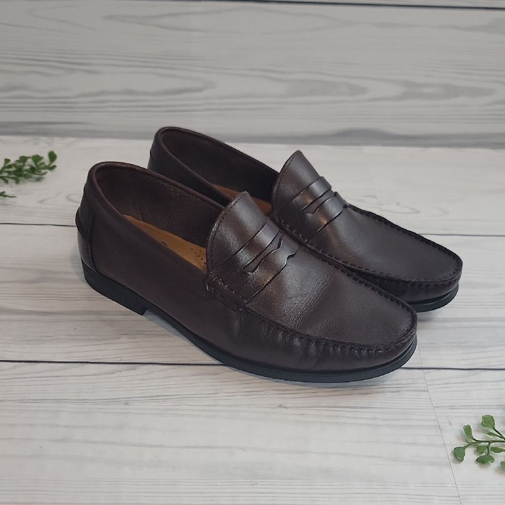 Marc Joseph New York John St Mens Slip-On Loafer - Brown Size 8